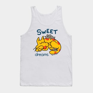 "Sweet Dreams" Herb the Cat Tank Top